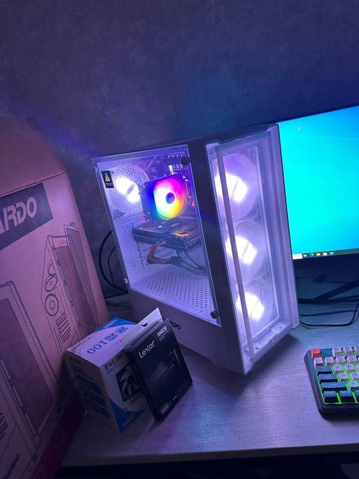 Новый Игровой кейс 20 поточный / RX 580 8gb / DDR4 16gb /