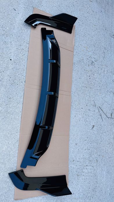 Difuzor Evacuare Tobe BMW F15 X5 cu nervuri Negru lucios