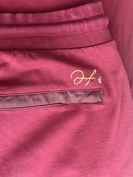 Долнище с тениска на H8S цвят бордо