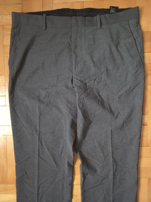 Pantaloni eleganți H&M Regular Fit, Gri, Bărbați - 54 (38R)
