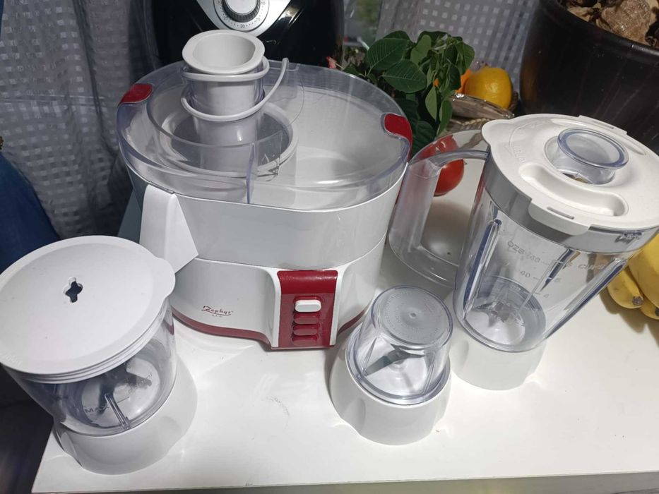 Сокоизстисквачка 4 в 1 ZEPHYR и pulse функция, блендер, 2 мелнички