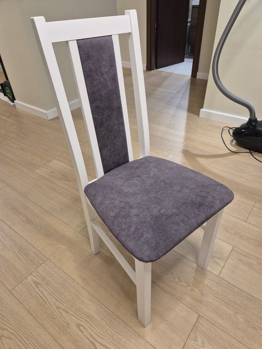 Masa + 4 Scaune culoare Alb