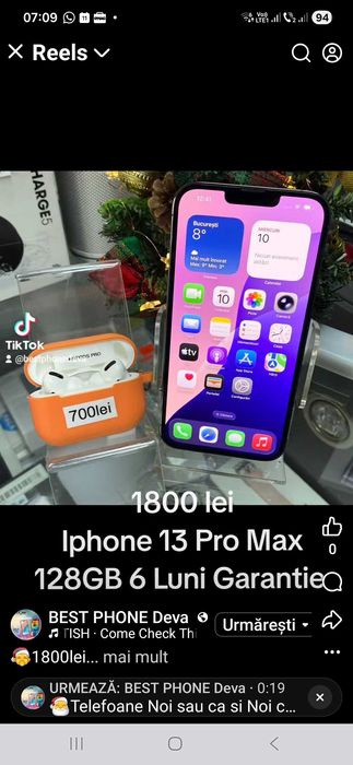 Airpods pro si pro 2 originale noi type C 2Ani garantie Magazin Rate