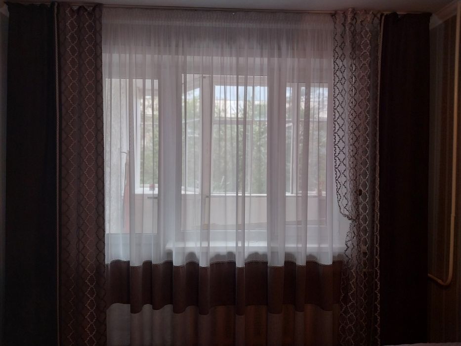 Продам комплект шторы и тюль