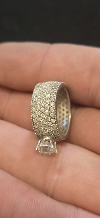 Inel argint full diamond