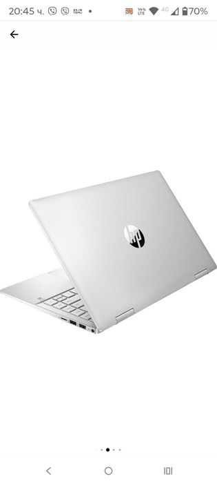 Лаптоп 2 в 1 HP Pavilion x360, 14" FullHD IPS, Int