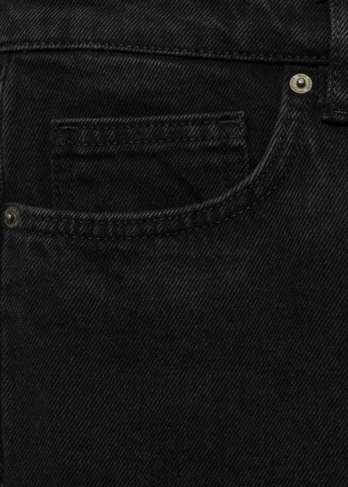 Черни Заострени Дънки - MANGO, Black Denim! 100 % Памук! Чисто Нови! Неизползвани! (Черни дънки със заострена кройка)
