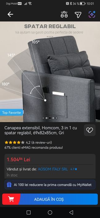 Fotoliu extensibil