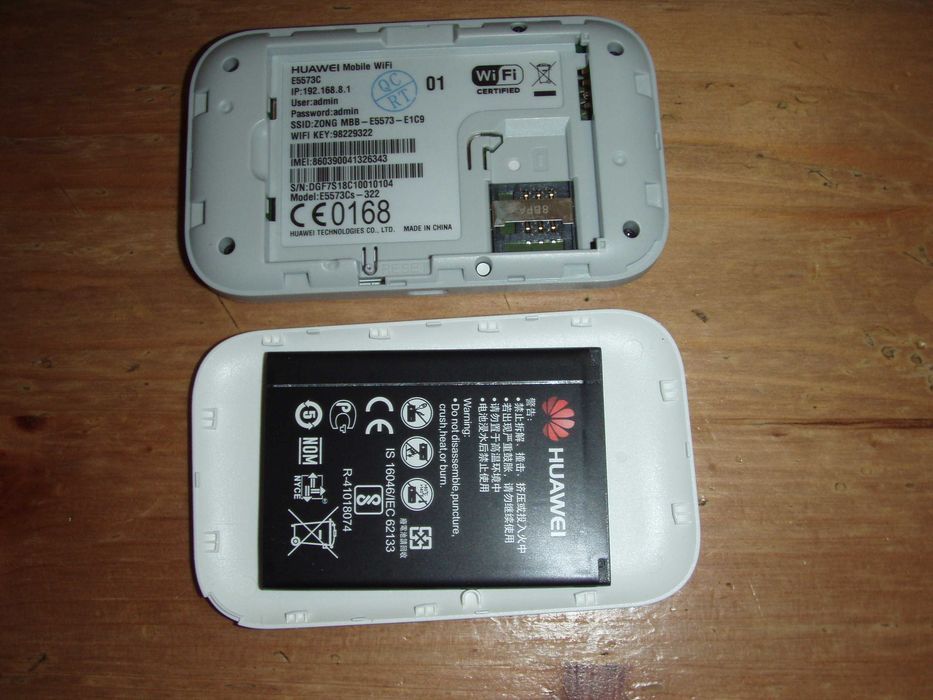 Router portabil cu acumulator 4G LTE Huawei E5573 (B/C) liber de retea