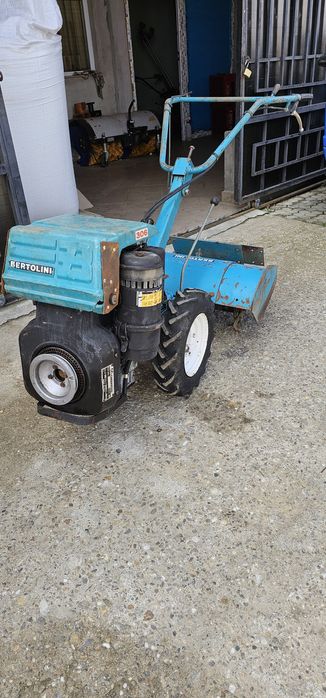Motocultor bertolini diesel Lombardini, freza,roti metalice