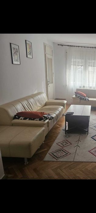 Set 2 canapele si banca piele
