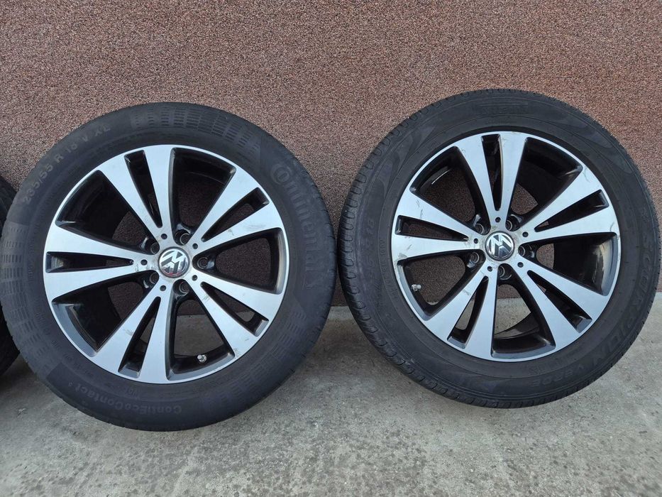 Jante Vw Tiguan R18 5x112 cu anvelope vara 235/55 R18