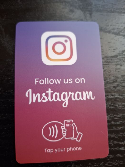NFC Google и Instagram карти