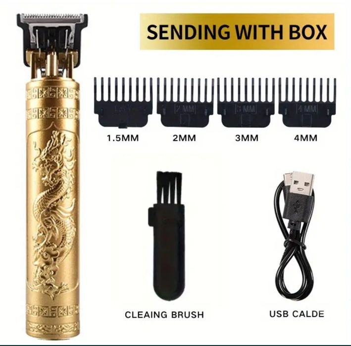 Masina de tuns parul si barba cu acumulator.