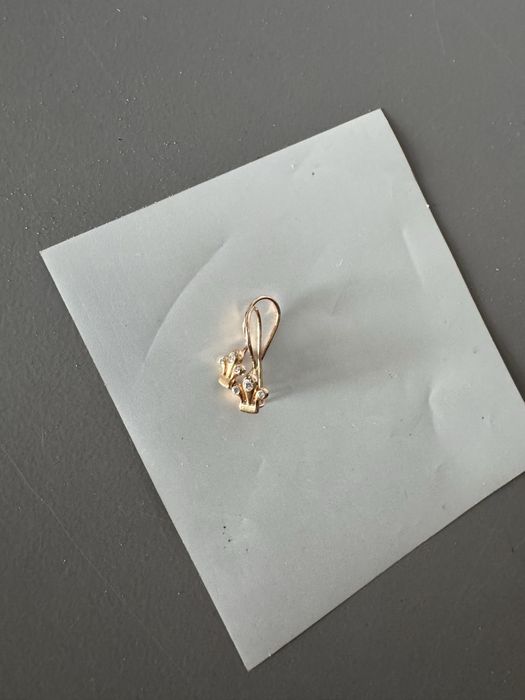 Серьги золотые для девочек