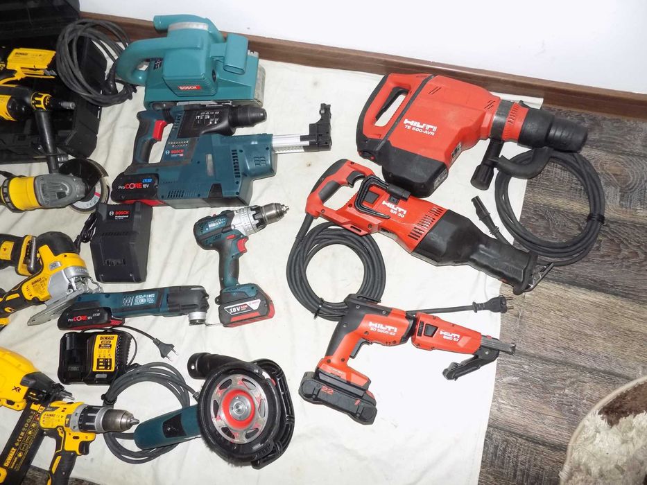 Scule  DeWalt ,  BOSCH  ,  Picamer Hilti TE 500 AWR ,  SR 30 , SD 5000-22 Nuron