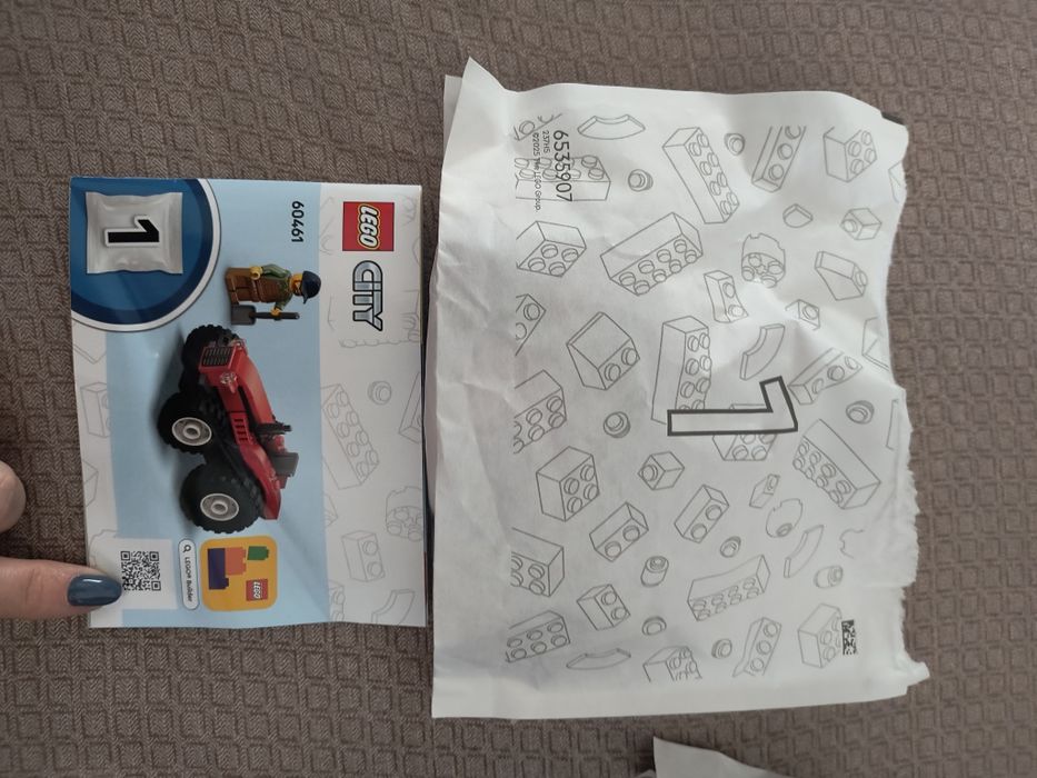 Lego City tractor cu remorcă 60461