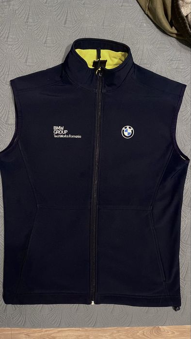 Vesta softshell BMW albastra M