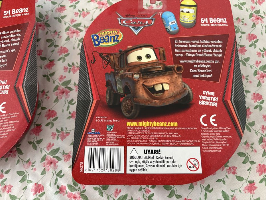 Mighty Beanz Бобчета Cars 2 Запечатани