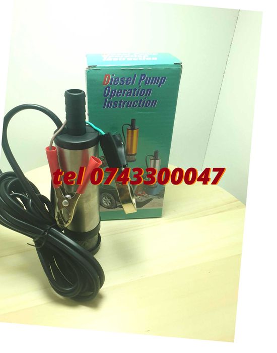 Pompa Auto Electrica Pentru Transfer Combustibil Cu Filtru 12v Gr