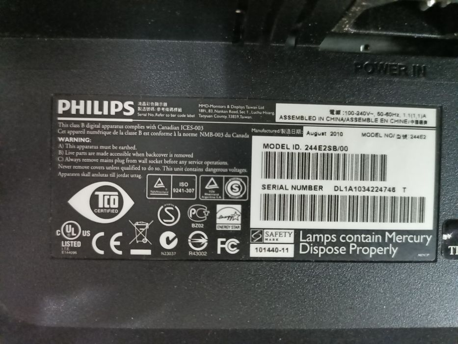 Монитор Philips 244E