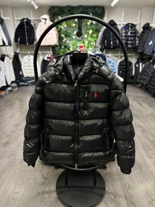 Geaca barbat neagra cu gluga