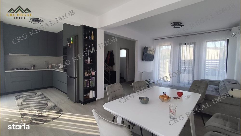 Casa Mobilata Utilata 4 camere 2 bai gata de utilizare Comuna Berceni
