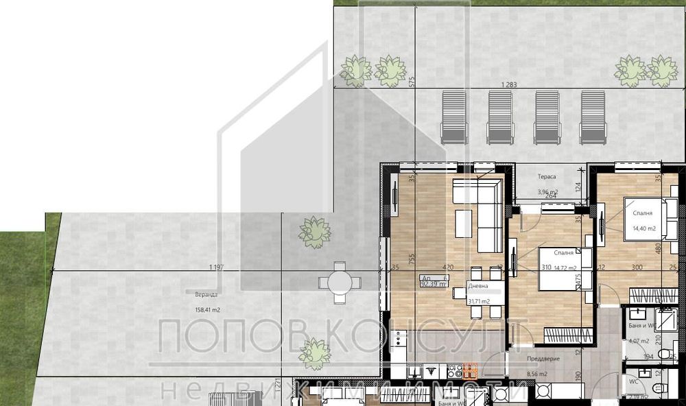 Продава се Тристаен апартамент в Пловдив, Остромила - 265 кв.м за 755 €/кв.м - Снимка #1