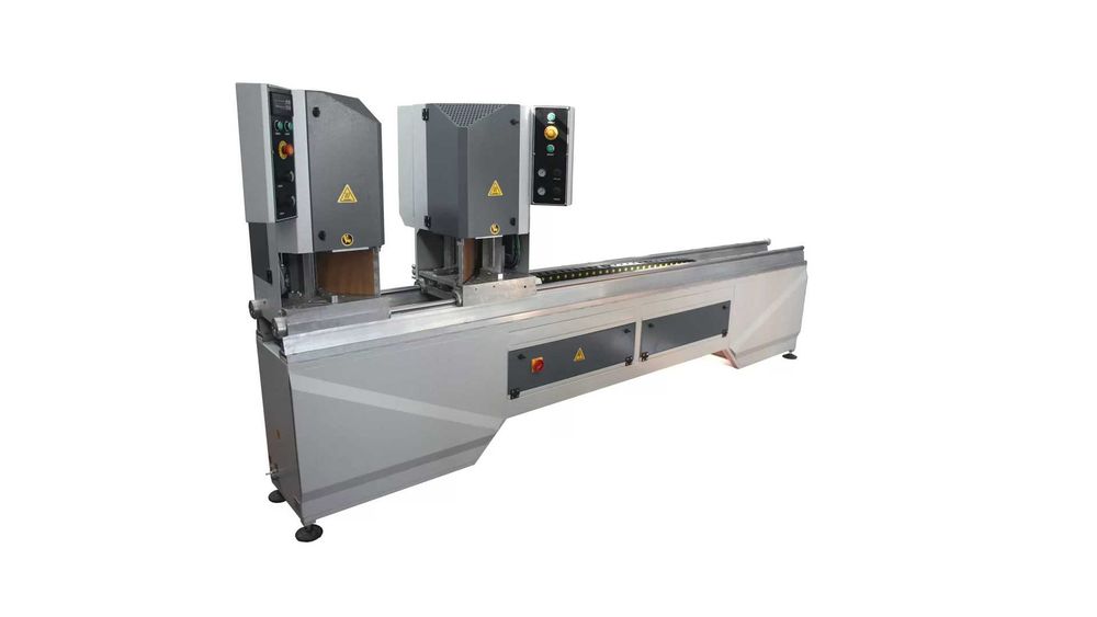 Utilaj automat de lipit profile PVC la 2 capete condon de sudura 0,2mm
