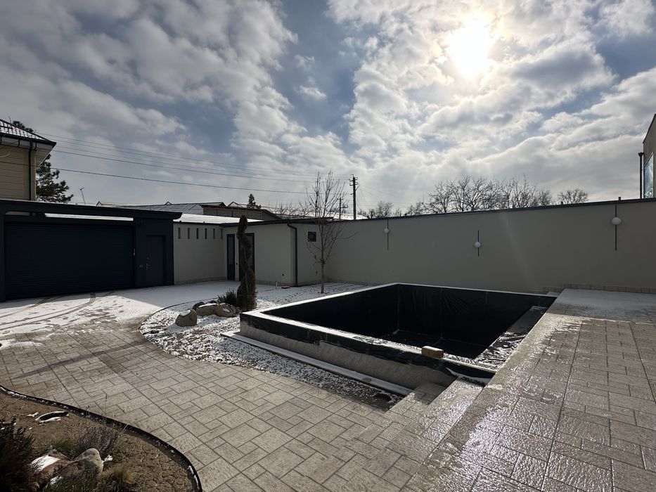 Загородный дом белоснежный / Паркенский район / Ташкентская область