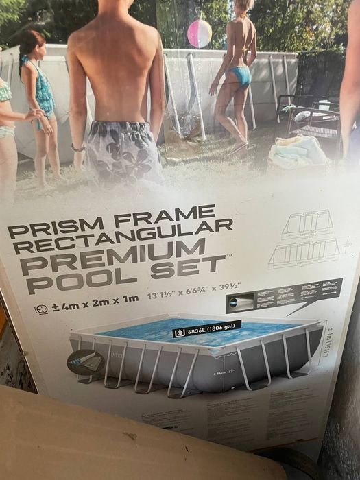 Продаю каркасный бассейн 4*2*1