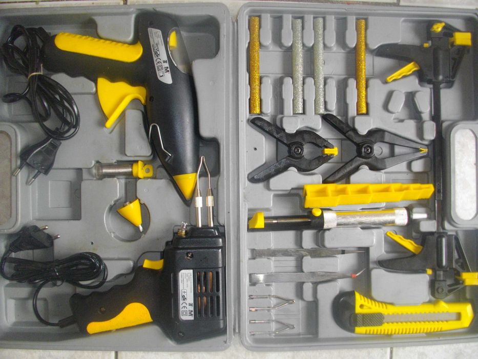 Нов Немски Комплект TCM Инструменти/ Лепачка Ел.Поялник 180W Parkside