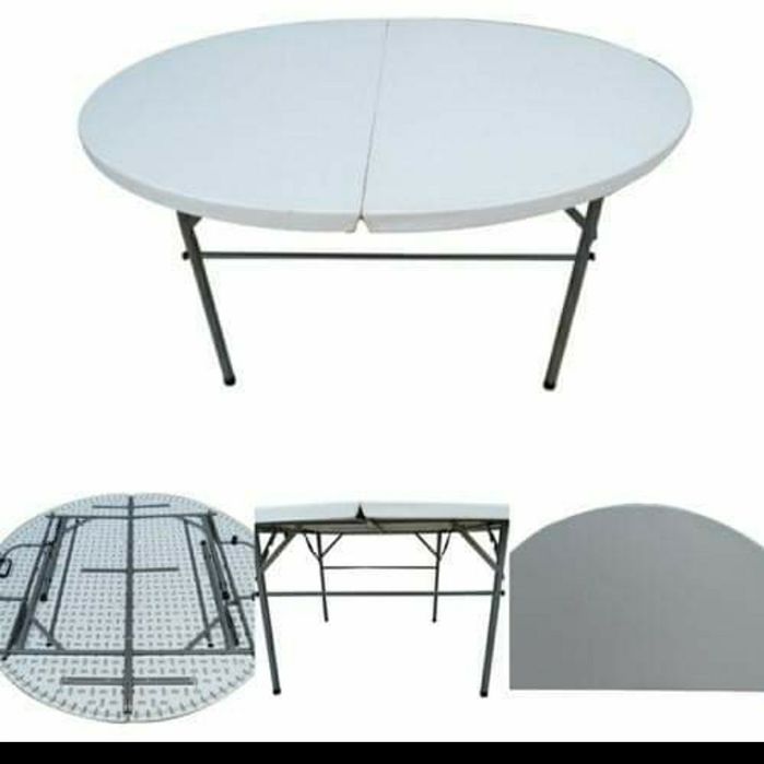 Firma vinde Mese pliabile blat pvc rotund 8-10 pers‼️ pret redus