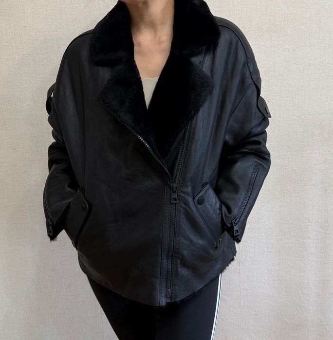 Дубленка пилот короткая