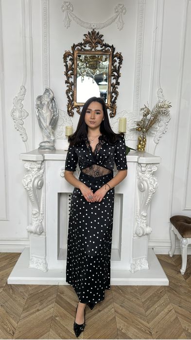 Нежное платье в горожек