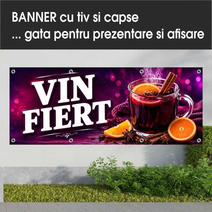 Bannere personalizate cu tematica MICI si BERE, PEPENI, MIERE, LANGOSI, MUST, HOT DOG si alte activitati