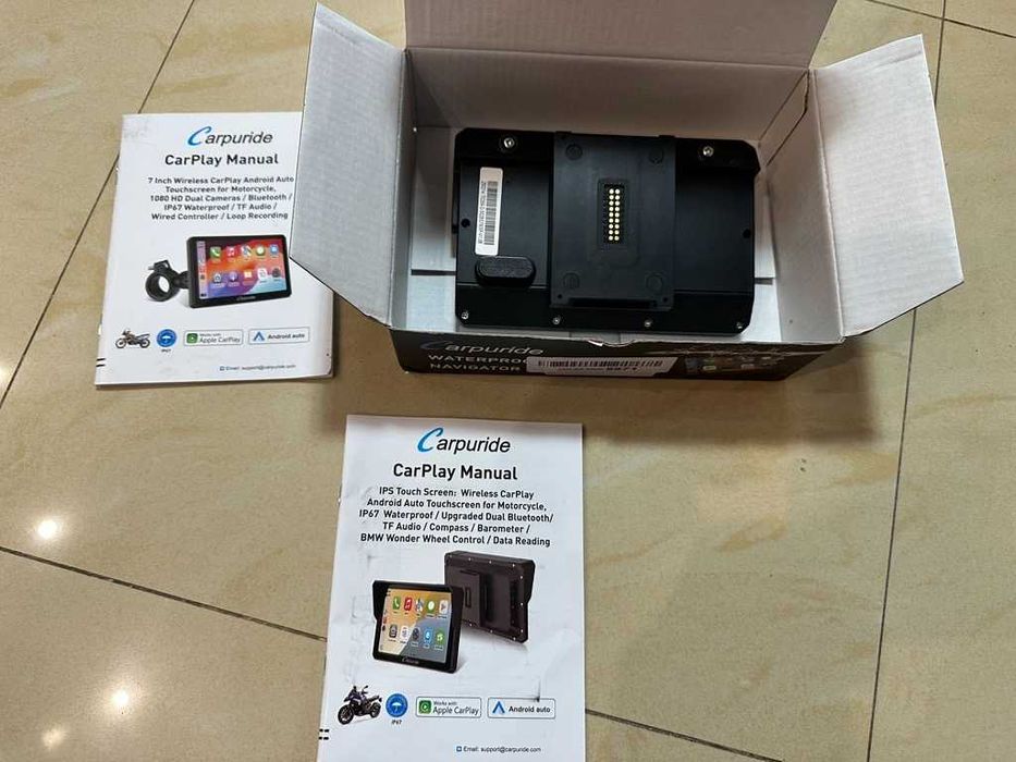 Carpuride W502BS - BMW Motorcycle CarPlay with OEM Controller Integr.