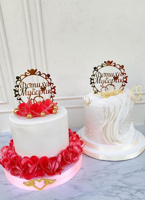 Свадебные торты | Фотиха ва туй учун тортлар