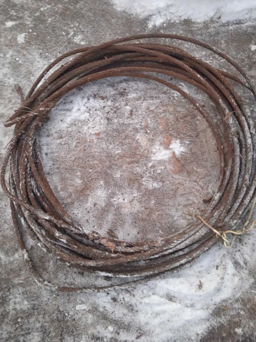 Трос стальной. Для лебёдок и кранов.