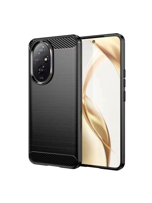 Honor 200 / 200 LITE / 200 PRO Husa TPU Insertie Carbon Neagra