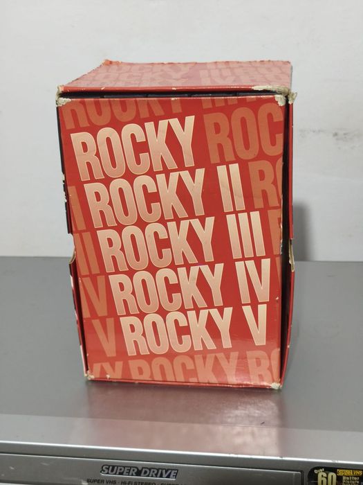 Set Box Rocky 1,2,3,4,5 casete VHS originale
