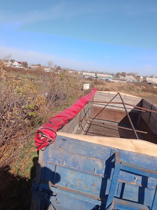 Камаз с прицепом самосвал