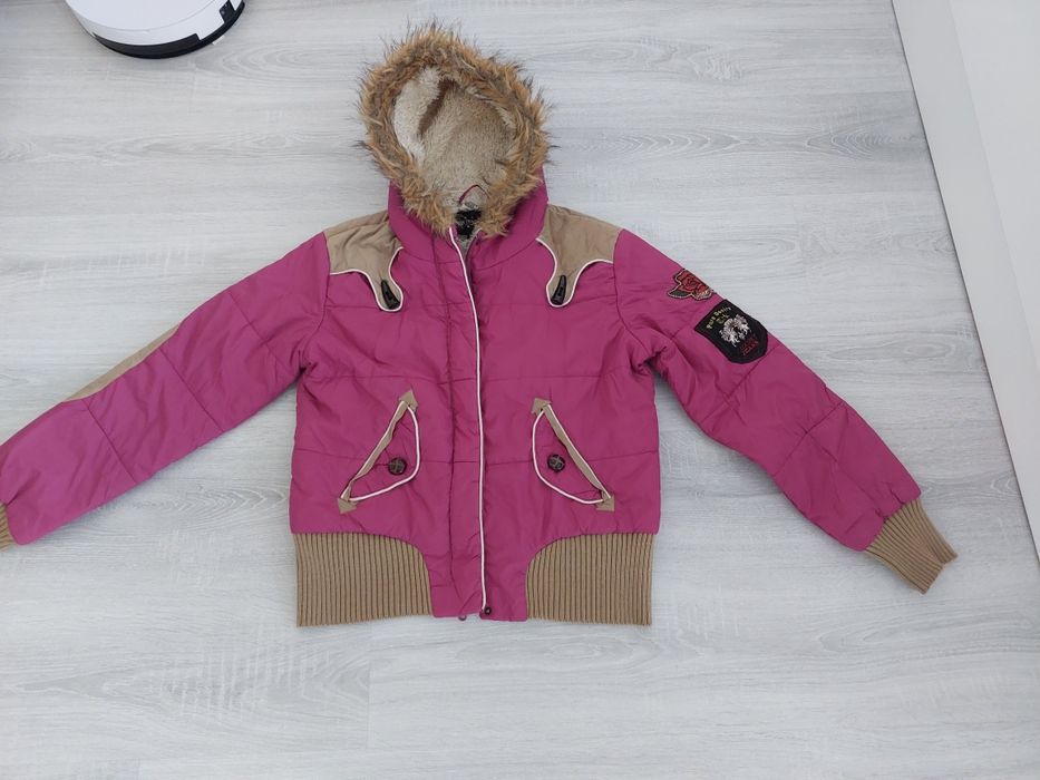 Зимно дълго яке в бежово