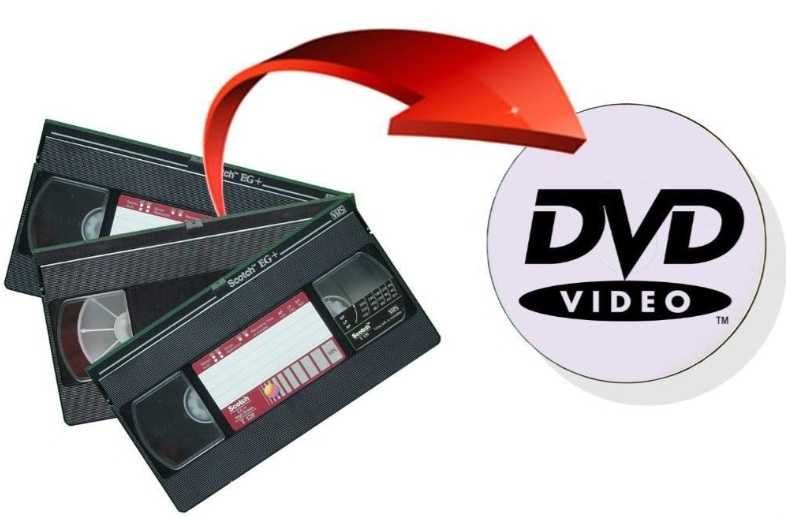 Transfer casete video VHS, MiniDV,  VHS-C, VHSC