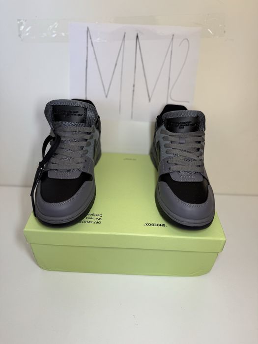 Adidasi Off-White Out Of Office Lace-Up Sneakers black and grey