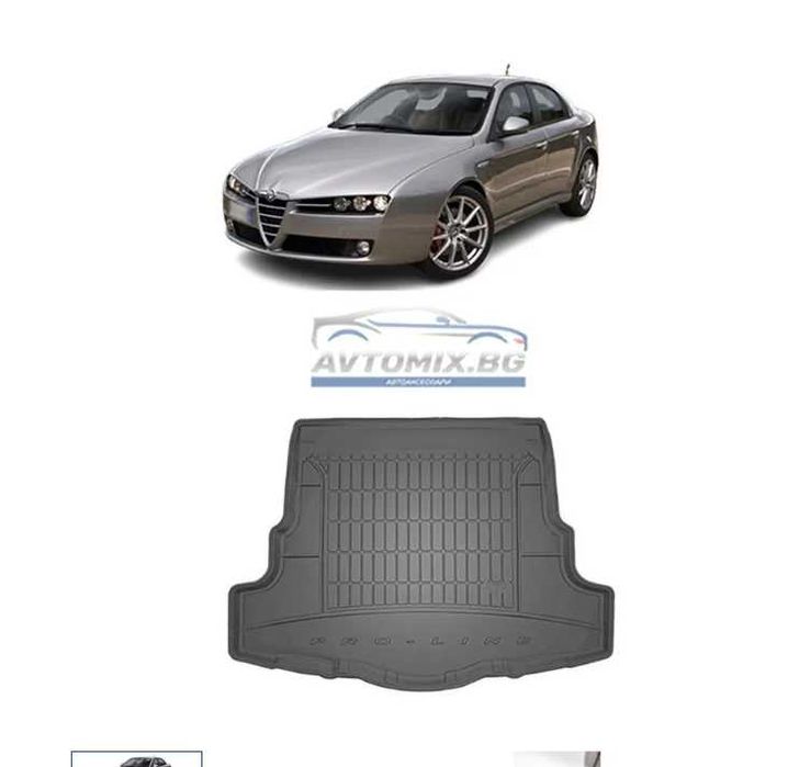 Гумена стелкa за багажник за Alfa Romeo 159 2005-2011 г., ProLine 3D