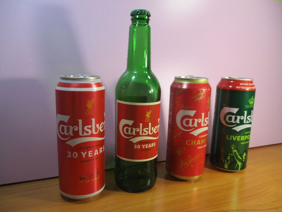 Liverpool-Ливърпул - 4 Бири Футболна Колекция