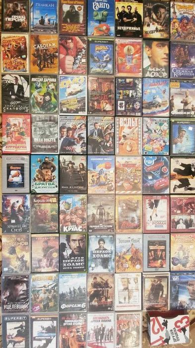 Фильмы, мультфильмы, сериалы, развлекательные программы на DVD дисках