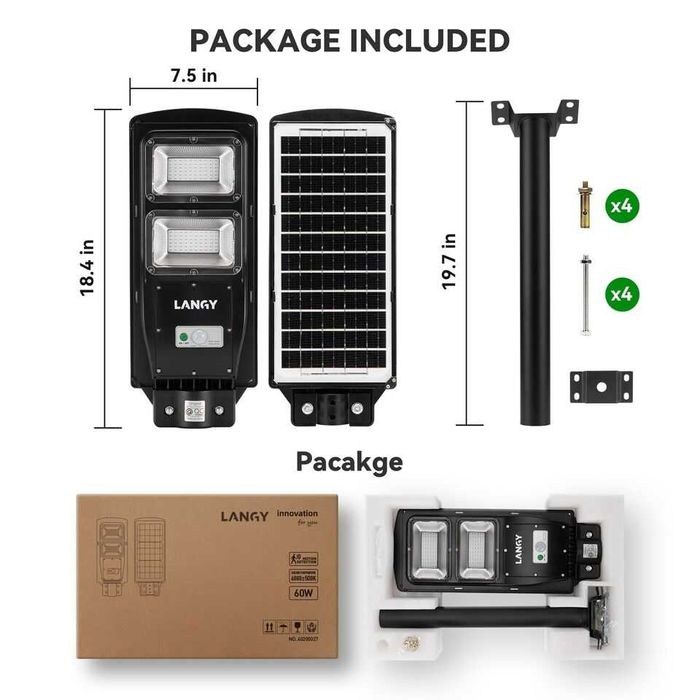 Lampa solara cu lumina verde, 6000 lumeni, LED, pentru vanatoare