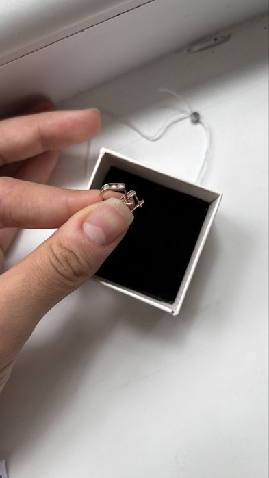 Золотые сережки 585 проба